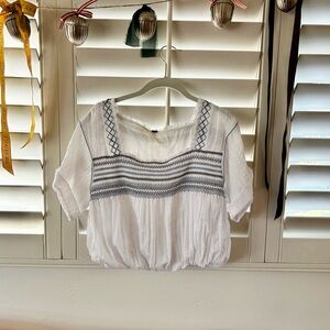 Free People White Blouse